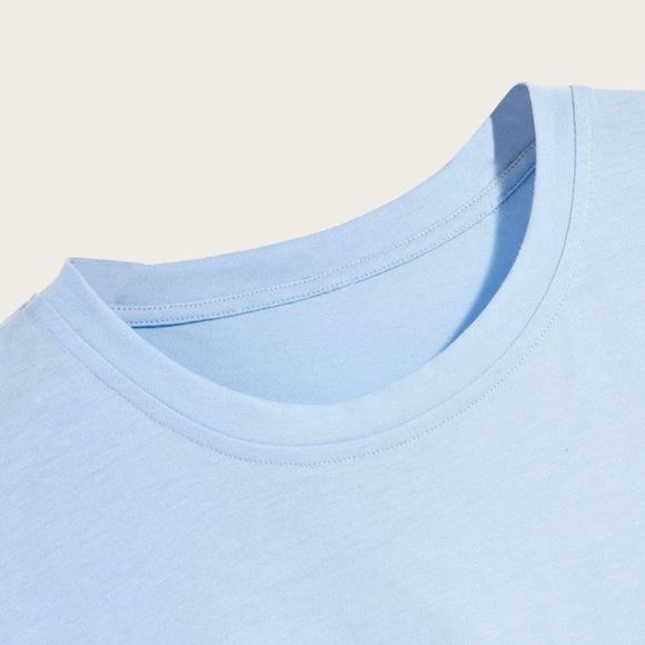 Men Round Neck Solid T- Shirt Set of 4 *NEW* - Picture 4 of 7